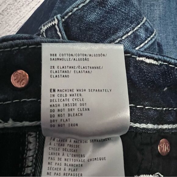 Miss Me Shining Horseshoe Bootcut Jeans Size 29X34 - Picture 10 of 10